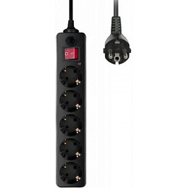 Сетевой фильтр Buro 500SH-3-B на 5 розеток 3 метра