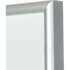 Рамка Комус (Attache) А4 21x30 см металлический багет 9 мм серебристая