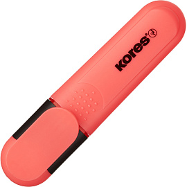 Текстовыделитель Kores Bright Liner Plus светло-розовый скошенный наконечник (толщина линии 0.5-5 мм)