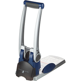 Дырокол мощный KW-Trio 9550 до 300 листов серебристый/синий