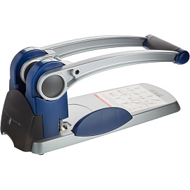 Дырокол мощный KW-Trio 9550 до 300 листов серебристый/синий