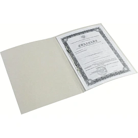 Скоросшиватель картонный Дело № А4 до 200 листов белый (плотность 360 г/кв.м, 20 штук в упаковке)