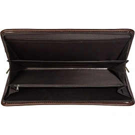 Сумка-папка деловая Алекс Гамма из искусственной кожи коричневого цвета (118м)