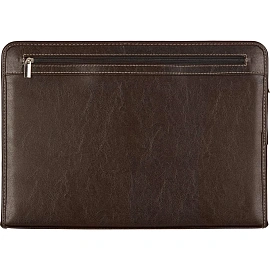 Сумка-папка деловая Алекс Гамма из искусственной кожи коричневого цвета (118м)