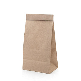 Крафт пакет бумажный коричневый 120х80х240 мм (1000 штук в упаковке)