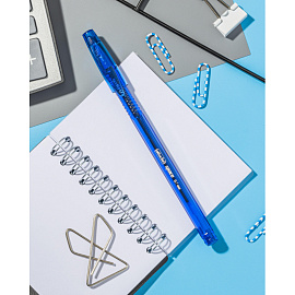 Ручка гелевая неавтоматическая Attache Space синяя (толщина линии 0.5 мм) фото Ручка гелевая неавтоматическая Attache Space синяя (толщина линии 0.5 мм)