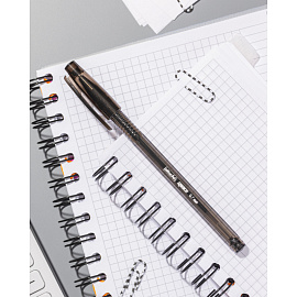 Ручка гелевая неавтоматическая Attache Space черная (толщина линии 0.5 мм)