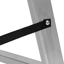 Лестница универсальная Сибртех алюминиевая трехсекционная 3x8 ступеней (97818)