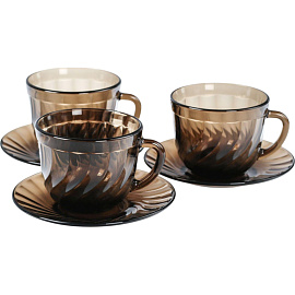 Набор чайный Luminarc Океан Эклипс (H9147) на 6 персон стекло (12 предметов) фото Набор чайный Luminarc Океан Эклипс (H9147) на 6 персон стекло (12 предметов)