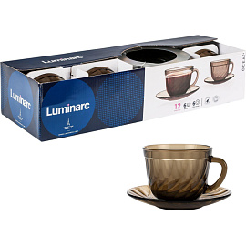 Набор чайный Luminarc Океан Эклипс (H9147) на 6 персон стекло (12 предметов) фото Набор чайный Luminarc Океан Эклипс (H9147) на 6 персон стекло (12 предметов)