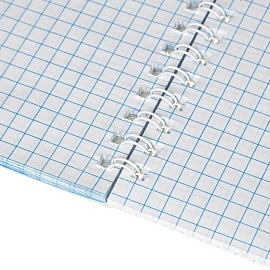 Блокнот Attache А5 40 листов в клетку разноцветный на спирали (140х190 мм)