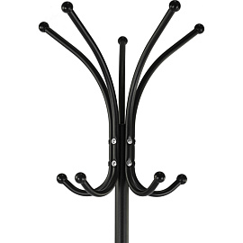 Вешалка напольная (стойка) Пико-4 на 5 персон (черный)