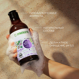 Гель для душа Synergetic Цветущий инжир и лотос 380 мл