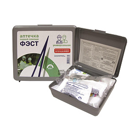 Аптечка первой помощи офисная ФЭСТ до 7 человек (бокс пластиковый)