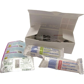 Аптечка первой помощи индивидуальная ФЭСТ (маленький пластиковый бокс)