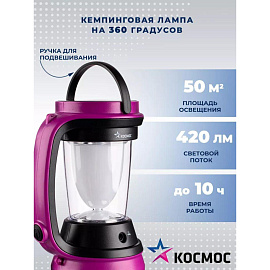 Фонарь-прожектор светодиодный Космос 2008M-LED аккумуляторный (KOCAP2008M-LED)