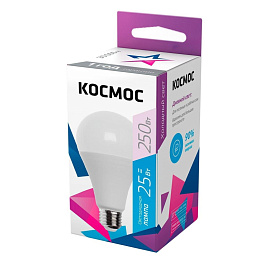 Лампа светодиодная Космос 25 Вт E27 A 6500 К 2100 Лм