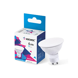 Лампа светодиодная Космос LkecLED65wGU10C45 MR 6.5Вт GU10 4500К 520Лм 220В