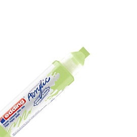 Маркер акриловый Edding 3D 5400/917 двухсторонний зелёный (толщина линии 2-10 мм)