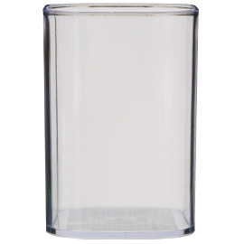 Подставка-стакан для канцелярских принадлежностей Attache Оffice прозрачная 10x7x7 см