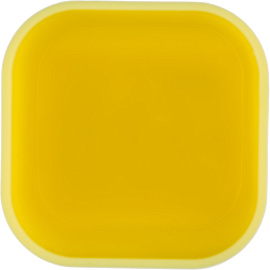 Подставка-стакан для канцелярских принадлежностей Attache Selection желтая 10x7x7 см