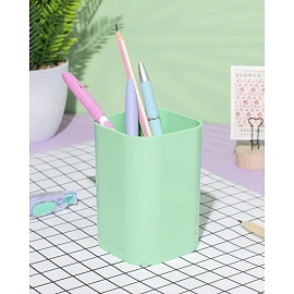 Подставка-стакан для канцелярских принадлежностей Attache Selection зеленая 10x7x7 см