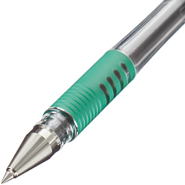 Ручка гелевая неавтоматическая Pilot BLGP-G1-5 зеленая (толщина линии 0.3 мм)