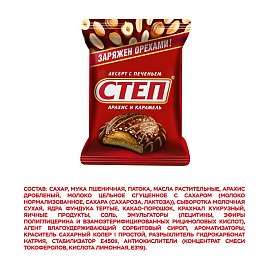 Конфеты шоколадные Славянка Степ десерт с печеньем 1 кг