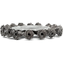 Корщетка для УШМ дисковая стальная проволока 125 мм Vira (575125)