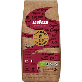 Кофе в зернах Lavazza Tierra Bio Organic 1 кг (пакет)