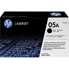 Картридж лазерный HP 05A CE505A черный оригинальный
