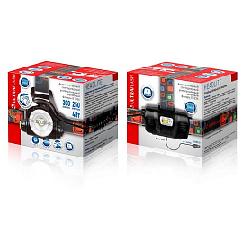 Фонарь налобный светодиодный Ultraflash E1336 аккумуляторный (13906)