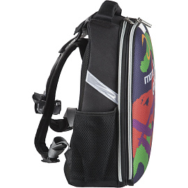 Ранец Комус Класс (№1 School) анатомический Basic Moto cross