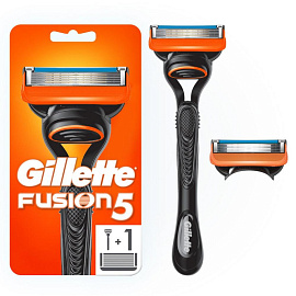 Бритва Gillette Fusion с 2 сменными кассетами