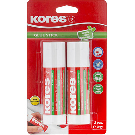 Клей-карандаш Kores 40 г (2 штуки в упаковке