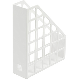 Лоток вертикальный для бумаг 75 мм Attache Line пластиковый белый