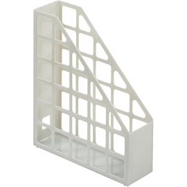 Лоток вертикальный для бумаг 75 мм Attache Line пластиковый серый