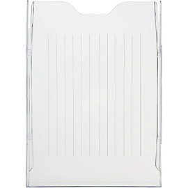 Лоток горизонтальный для бумаг Attache Элегант пластиковый серый