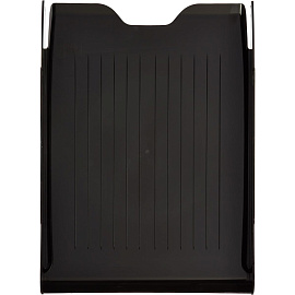 Лоток горизонтальный для бумаг Attache Элегант пластиковый черный