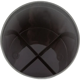 Подставка-стакан для канцелярских принадлежностей Attache Line серая 10x8x8 см