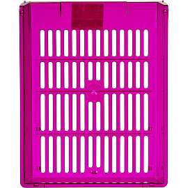 Лоток горизонтальный для бумаг Attache Bright Colours пластиковый фиолетовый решетчатый