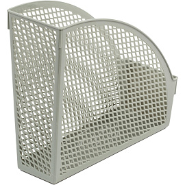 Лоток вертикальный для бумаг 75 мм (105 мм) Attache Офис Класс пластиковый серый