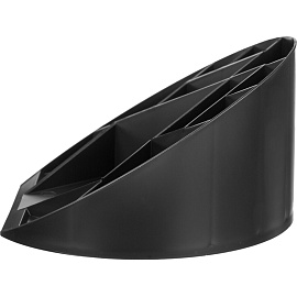 Подставка-органайзер для канцелярских принадлежностей Attache Форум 12 отделений черная 10x17.5x17.5 см