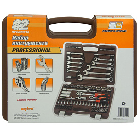 Набор инструмента автомобильный Ombra OMT82S 82 предмета