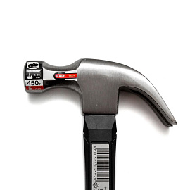 Молоток-гвоздодер 450 г фибергласовая ручка VIRA RAGE (900224)