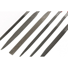 Набор надфилей Matrix 160 мм с обрезиненными рукоятками 6 предметов (15816)