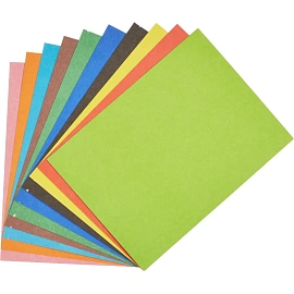Картон цветной Hobby Time (А5, 10 цветов, 10 листов, немелованный) фото Картон цветной Hobby Time (А5, 10 цветов, 10 листов, немелованный)