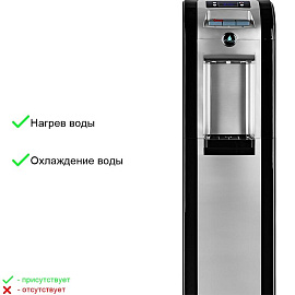Кулер для воды Ecotronic P8-LX черный (нагрев и охлаждение)
