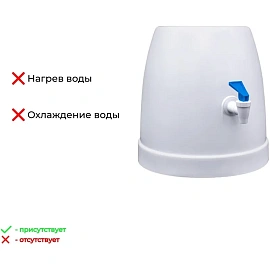 Кулер (раздатчик) для воды Aqua Work Y-MMJ белый (без нагрева и охлаждения)