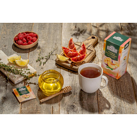 Чай черный Ahmad Tea Peach & Passion Fruit 25 пакетиков (персик, маракуйя)